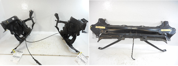 02-08 BMW 750 Front Radiator Core Support Bracket Assy OEM 7 Series Alpina B7