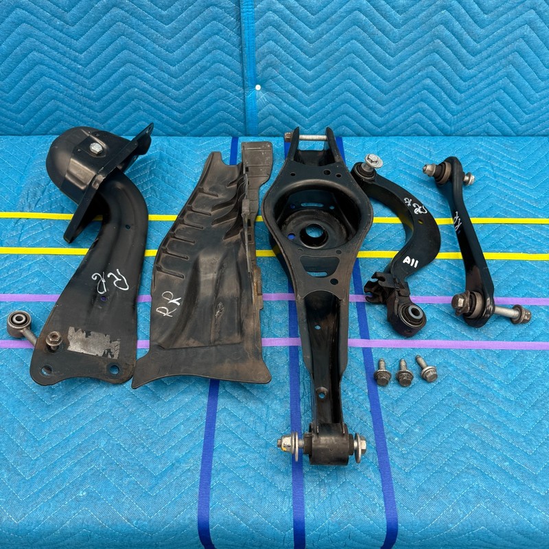 2007–2014 Audi TT Roadster Convertible Rear Passenger Suspension Arm Set OEM