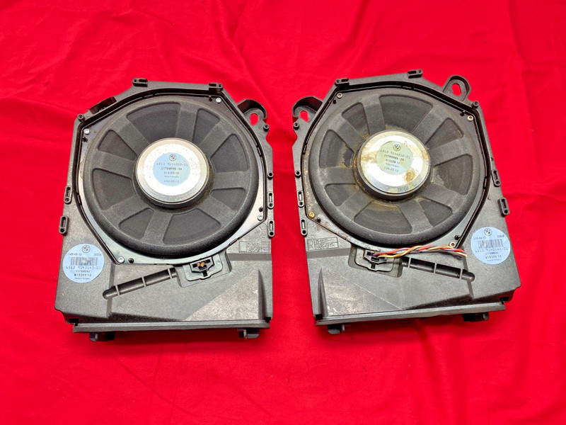 BMW E88 E82 E84 E90 E92 Left & Right Subwoofer Bass HiFi Audio Speaker Set! OEM✅