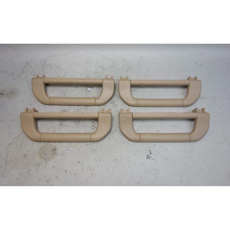 1995-2001 BMW E38 7-Series E39 Interior Roof Grab Handle Set Sand Beige Plastic
