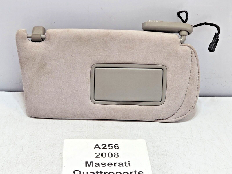 ✅ 03-12 OEM Maserati Quattroporte M139 Front Right Side Sunvisor Sun Visor *