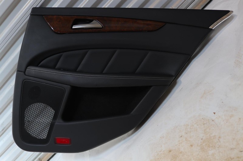2012-2018 MERCEDES CLS550 W218 REAR RIGHT SIDE DOOR PANEL TRIM OVER LEATHER OEM