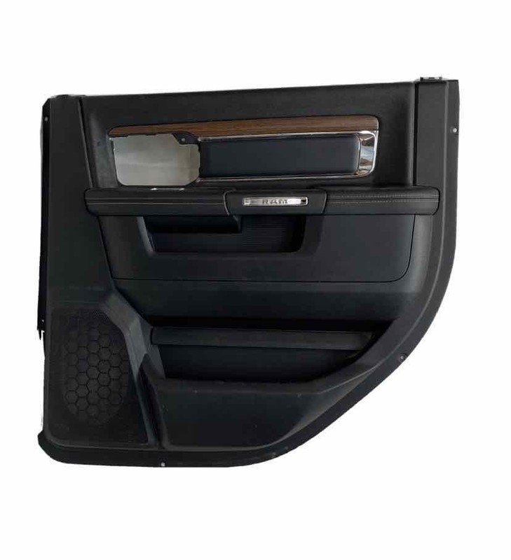 Dodge Ram door panel trim 13 21 crew can rear right side black OEM 1VZ401X9AF