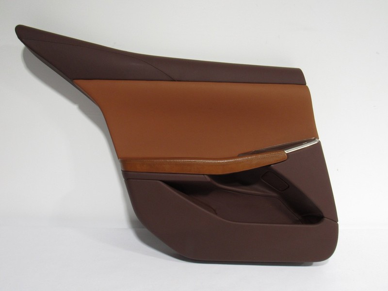 11-12 Fisker Karma 2012 Rear Left Driver Door Panel Cover Trim ;@2