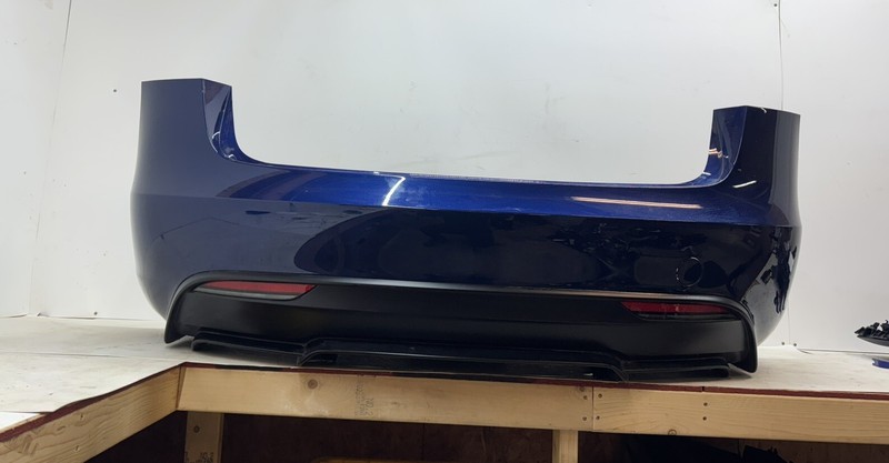 2024 TESLA MODEL 3 Performance COMPLETE REAR BUMPERBLUE20253