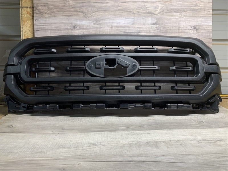 2021-2022 FORD F150 F-150 FRONT BUMPER GRILLE W/O EMBLEM OEM Black Texture