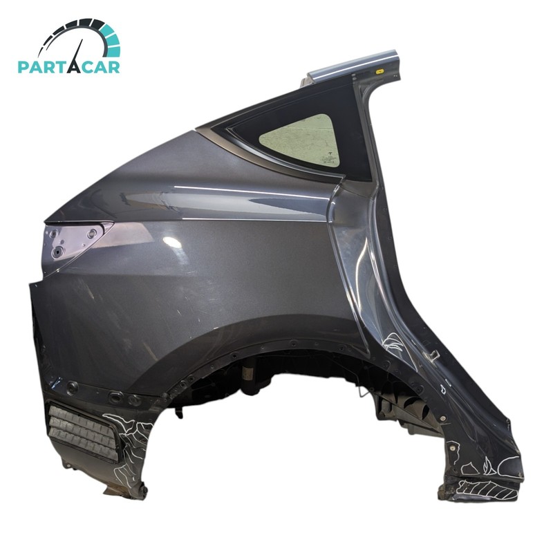 2020-2023 Tesla Model Y MY Rear Right Quarter Panel Cut Out w/ Glass PMNG DENTS