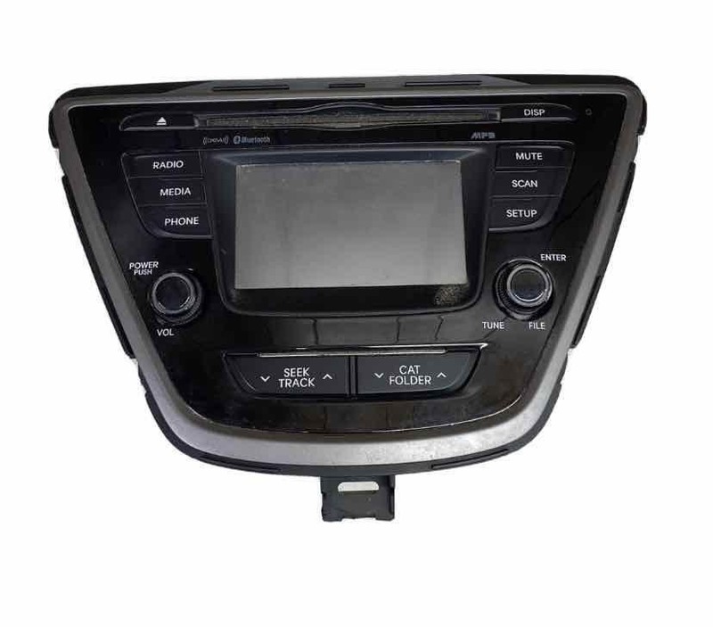 14 16 HYUNDAI ELANTRA SEDAN US RADIO DISPLAY SCREEN & RECEIVER OEM 961803X165