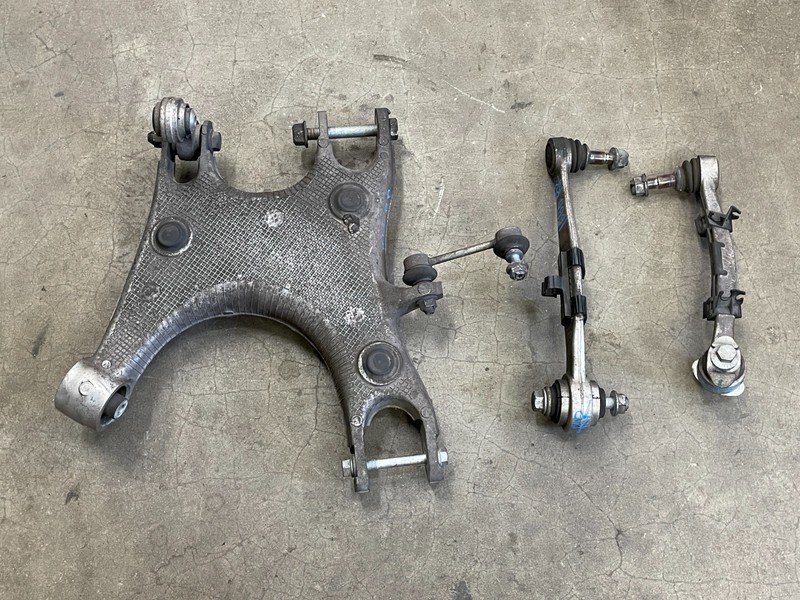 13-15 F12 BMW M6 Rear Right Passenger Upper Lower Control Arm Set RWD OEM 1660
