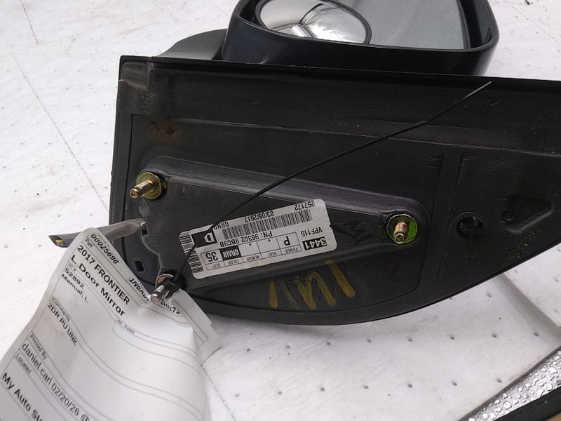 2017 Nissan Frontier Left Door Mirror Assembly Silver 41000 Miles Used OEM
