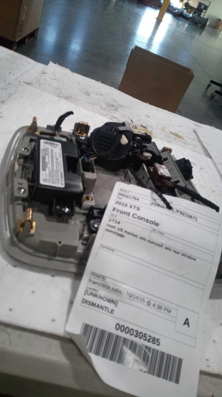2015 Cadillac XTS Blue Center Console OEM Used 68K Miles Warranty NJ25-21754