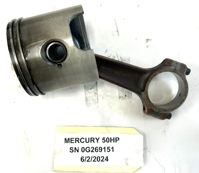 MERCURY Outboard 9613A1 Piston & Connecting Rod Assembly 50-60hpFRESHWATER!