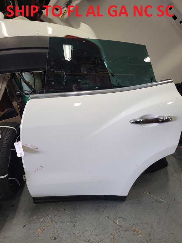 Used Oem Maserati 2017 Left Driver Rear Door for Levante 18-20