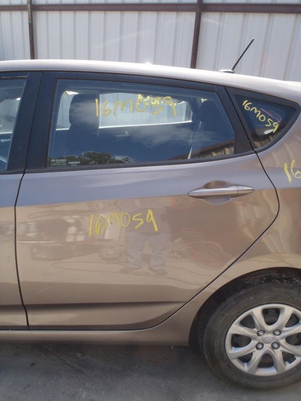 Left Driver Rear Door Shell 2012-2013 Hyundai Accent Hatchback 69467 NO SHIPPING
