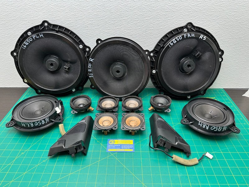 14-16 INFINITI Q50 RADIO STEREO AUDIO SOUND SYSTEM SPEAKER SET OEM