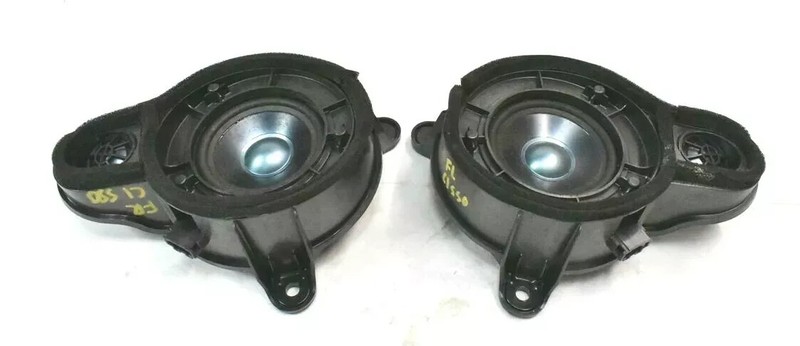07-14 Mercedes W216 CL550 CL600 Rear Left & Right Side Door Speaker Set of 2 OEM