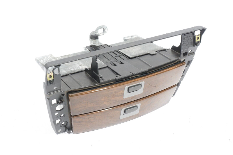 2002-2008 BMW E65 E66 745i 745Li 750i Center Console Dual Storage Wood grain OEM