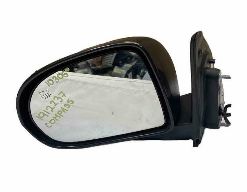 07 17 JEEP COMPASS DOOR MIRROR LEFT DRIVER SIDE MOULDED BLACK ASSY OEM 5115043AF