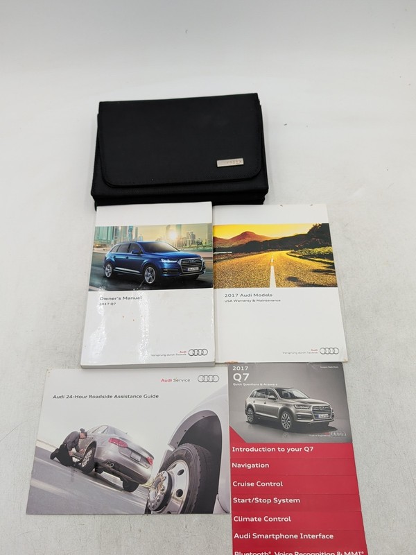 2017 Audi Q7 Owners Manual With CasePremium Plus prestige