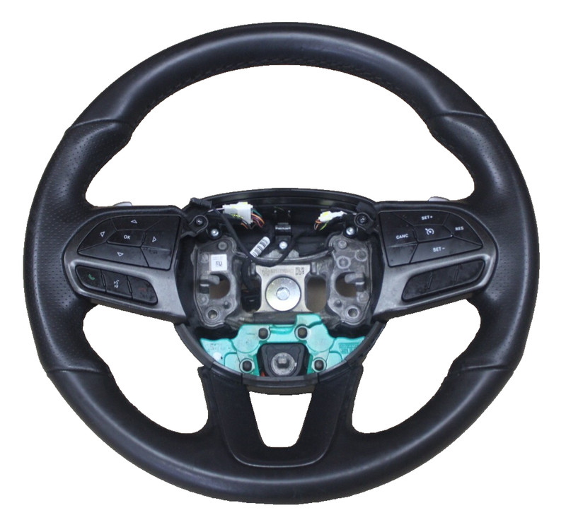2022 DODGE CHARGER R/T DRIVER STEERING WHEEL WITH CONTROLS BLACK LEATHER