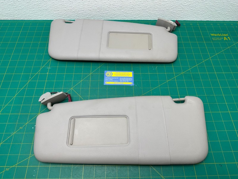 04-10 BMW E60 5-series WINDSHIELD SUN VISOR SHADE LEFT RIGHT SET OEM