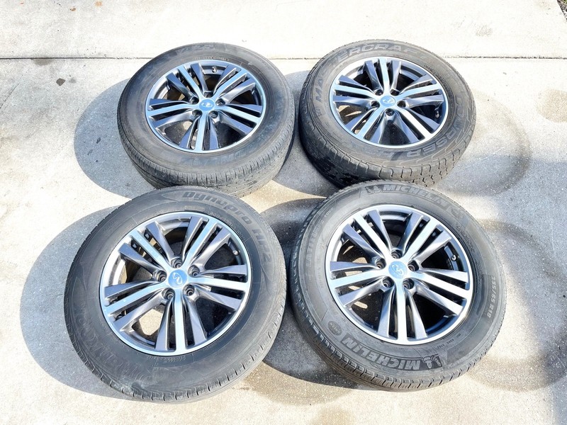 16-20 INFINITI QX60 18x7.5 ALLOY WHEEL RIM W/ TIRES 235/65 R18 SET OF 4 OEM