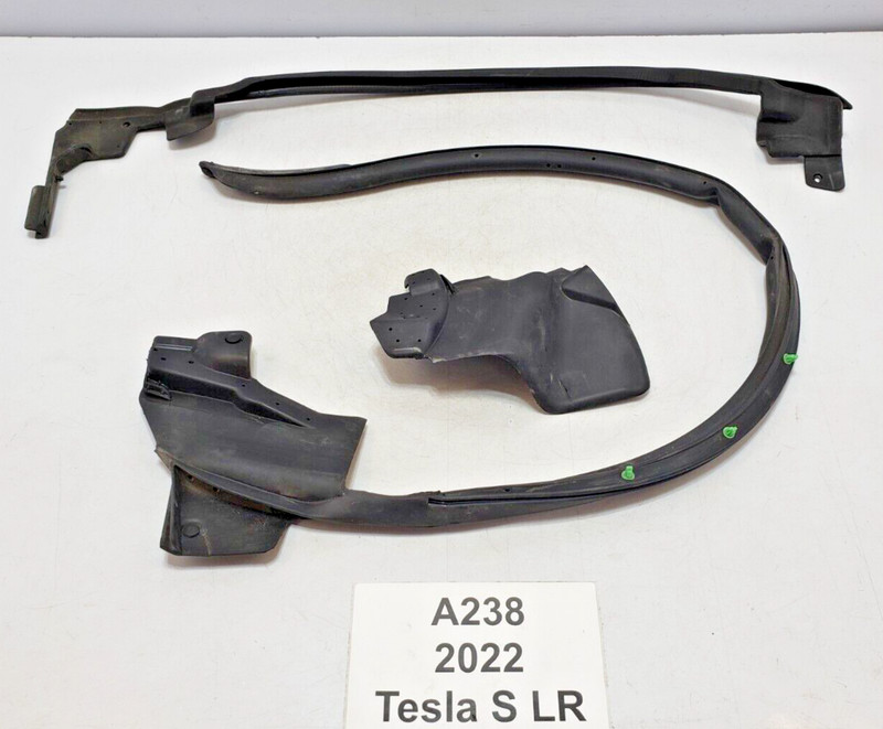✅2021-2023 OEM Tesla Model S Rear Right Passenger Door Weatherstrip Seal SET