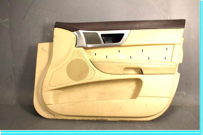 09-11 Jaguar XF X250 Front Right Passenger Side Interior Door Panel Ivory OEM