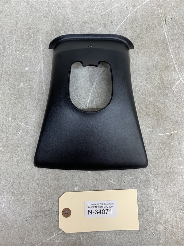 17-23 TESLA MODEL 3 FRONT INTERIOR REAR VIEW MIRROR TRIM COVER 1086332 34071 B58