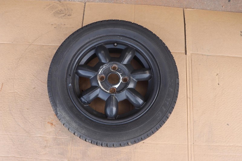 1990-1992 MAZDA MIATA WHEEL RIM TIRE 185/60 R14 14X5.5 ET45 7 SPOKE ALLOY OEM