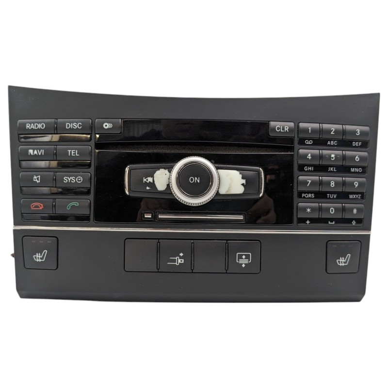 2010-2011 Mercedes W212 E350 E550 Command Head Unit CD Changer Radio A2129068300
