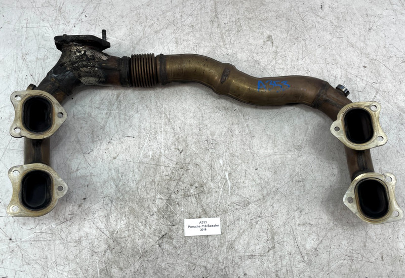 ✅ 17-25 OEM Porsche 718 Boxster 982 2.0L Engine Motor Exhaust Manifold 36k