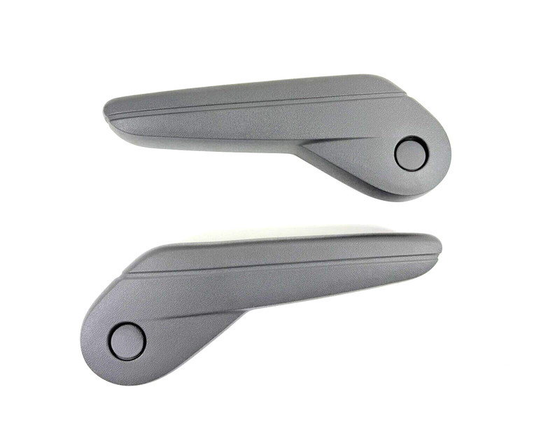 2008-2010 Caravan Town And Country Front Seat Armrest Pair Driver Passenger Gray