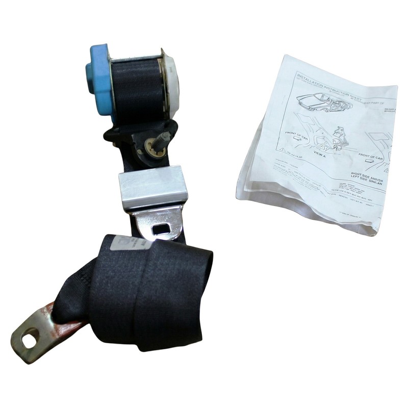 94-96 Cadillac Deville Rear Left Seat Belt Retractor Black 12531974 OEM