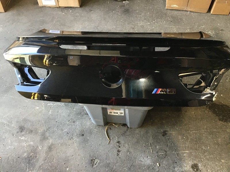 BMW M6 F13 2014 Coupe Rear Trunk Hatch Lid W/ Spoiler 12-18 :A