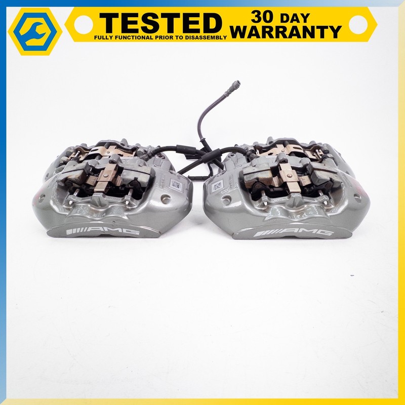 12-18 MERCEDES-BENZ CLS63 E63 AMG FRONT & REAR BRAKE CALIPER CALIPERS SET OEM