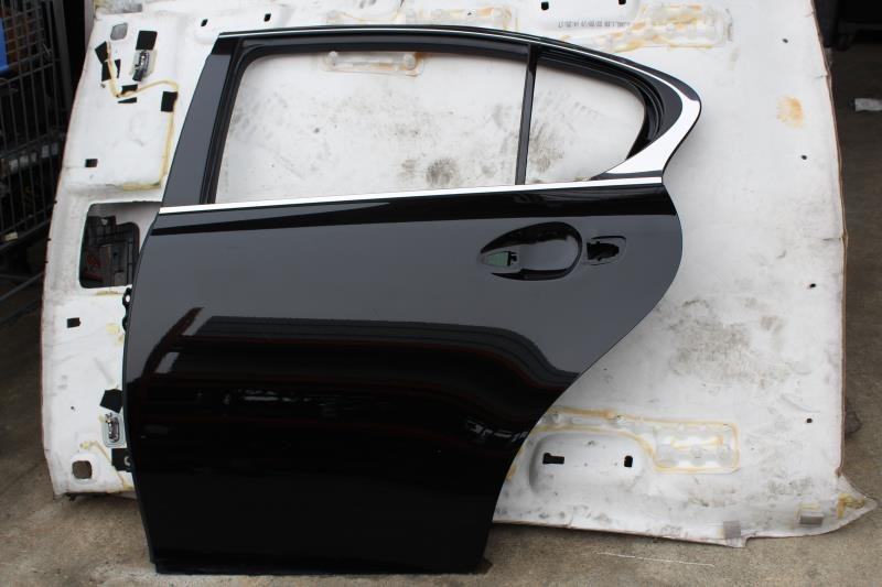 2014 LEXUS GS350 LEFT DRIVER SIDE REAR DOOR SHELL BLACK 212