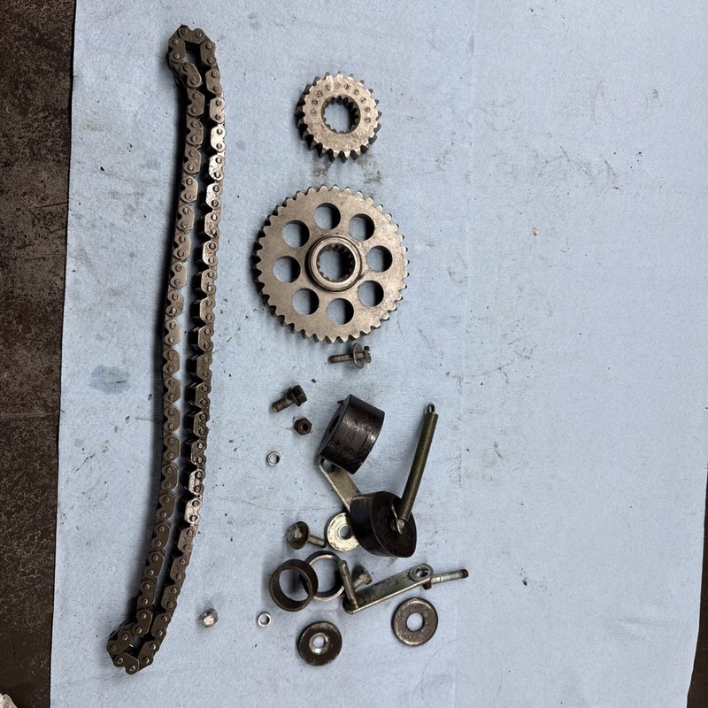 1979 Kawasaki Drifter 440 Vintage Snowmobile Chain Case Sprockets And Chain