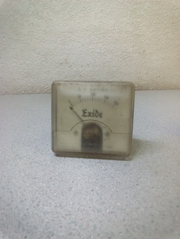 Exide Amp Meter 0-200A