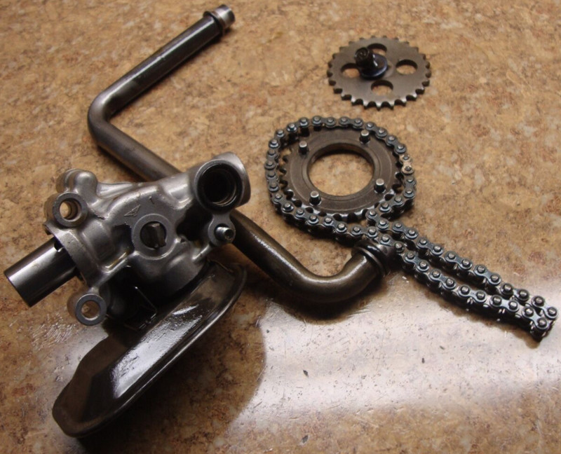 2007 Honda Shadow VT1100C VT1100 VT 1100 C Engine Oil Pump Parts Gear Screen 07