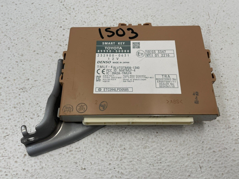 2013-2016 Lexus LS460 Smart Key Keyless Computer Control Module Unit 1503 OEM