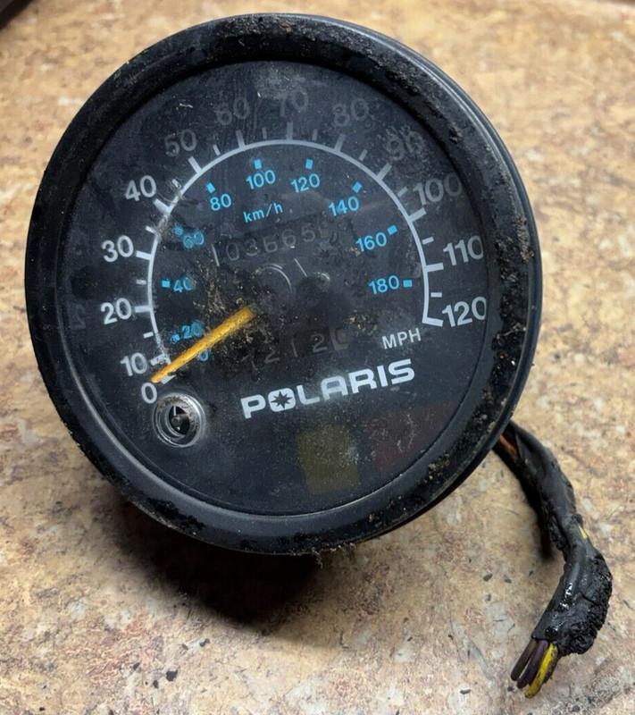 1990 Polaris RMK 700 Indy Snowmobile Speedometer Speedo Gauge meter Z8