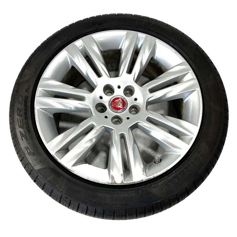 π 2016-2024 JAGUAR X260 XF R18 18" WHEEL RIM SILVER T2H4952 OEM