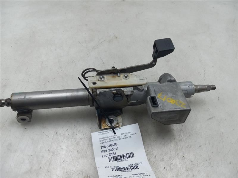 07-11 TOYOTA CAMRY HYBRID 2.4L FWD AT STEERING COLUMN
