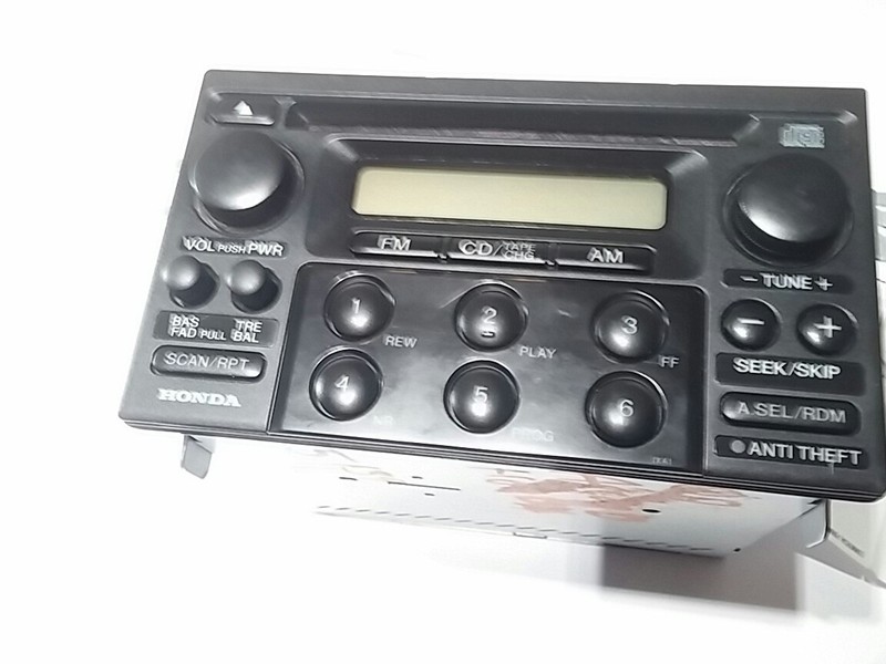 With code 1998 99 00 Honda Accord Sedan Radio CD Player OEM 39100-S84-A210 work.