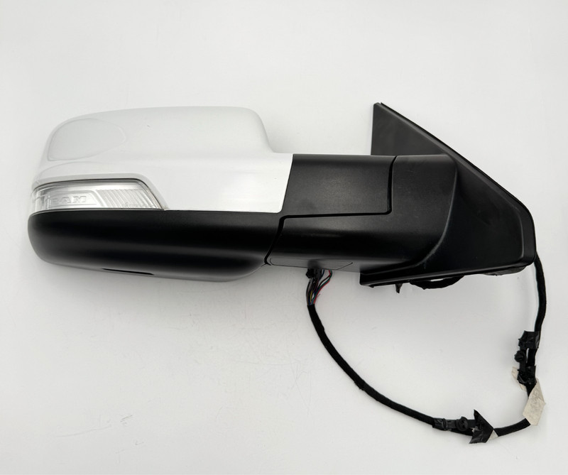 ✅ 19-26 RAM 1500 5th OEM OUTSIDE SIDE REAR VIEW MIRROR RIGHT RH WHITE PW7 HEATED