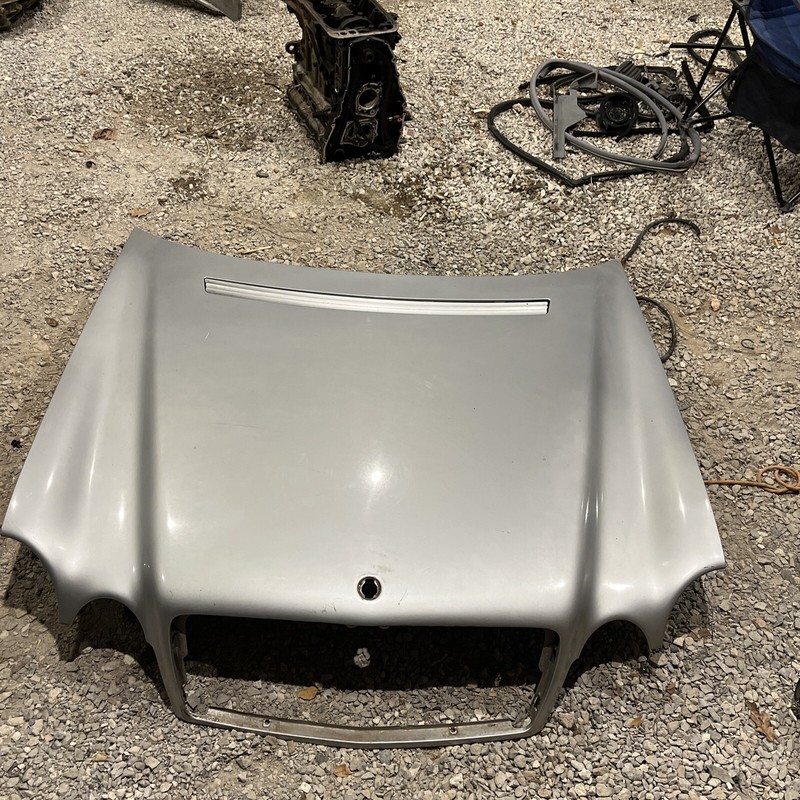 96-99 Mercede W210 E320 E430 E55 AMG Hood PanelSilver OEM