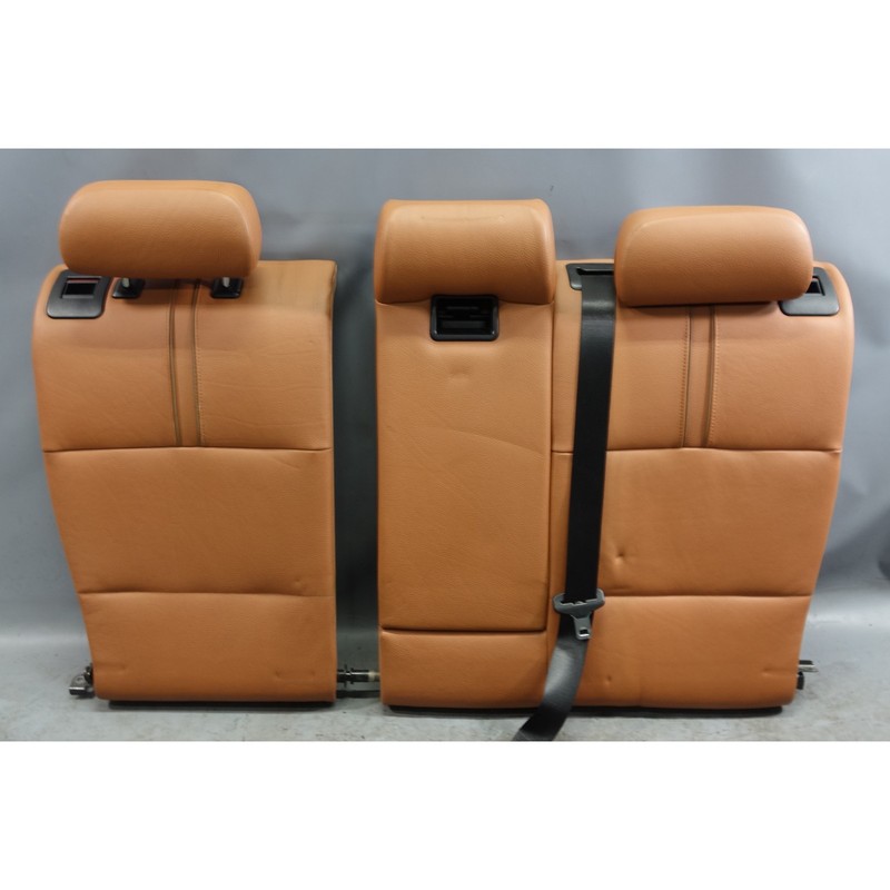 2004-2006 BMW E83 X3 Early Rear Seat Backrest Terra Cotta Brown Leather OE