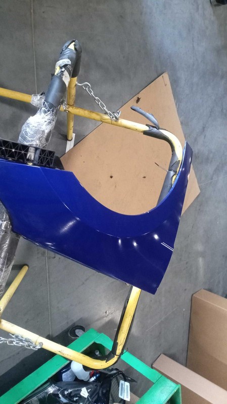 2021 Hyundai Elantra Right Fender Blue OEM Used 718200 33K Miles