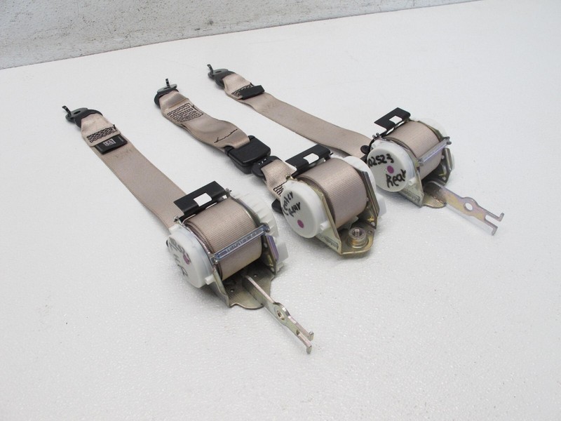 11-16 BMW F10 528i 535i M5 SEATBELT SEAT BELT RETRACTOR BUCKLE REAR SET 102523